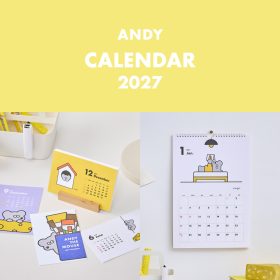 松本セイジさんの描く「ねずみのANDY」カレンダーが今年も登場！